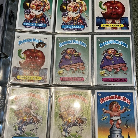 1986 GARBAGE PAIL KIDS OS3 Series 3 Complete Card Set W/ Album! 84 To 124 A&B! - Picture 10 of 10